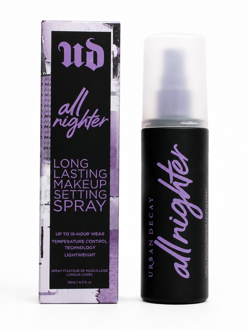 Urban Decay all nighter long lasting makeup setting spray 4 oz